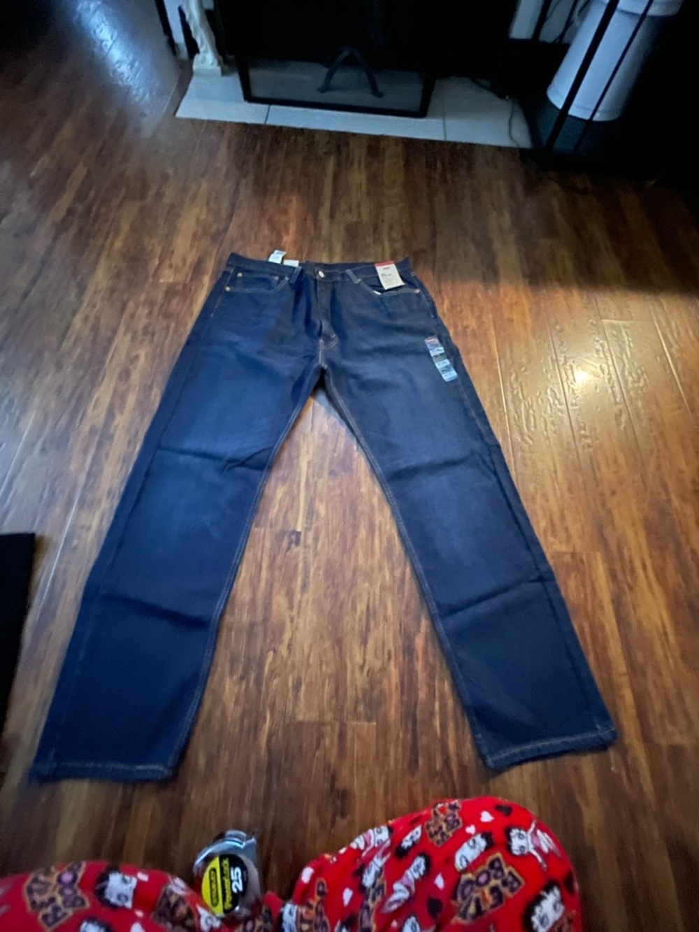Levi's Dark Blue 505 regular Straight Leg Men’s Jeans